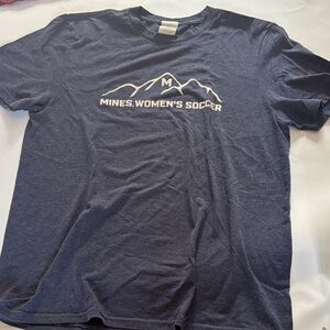 Woman's Blue Graphic T-Shirt